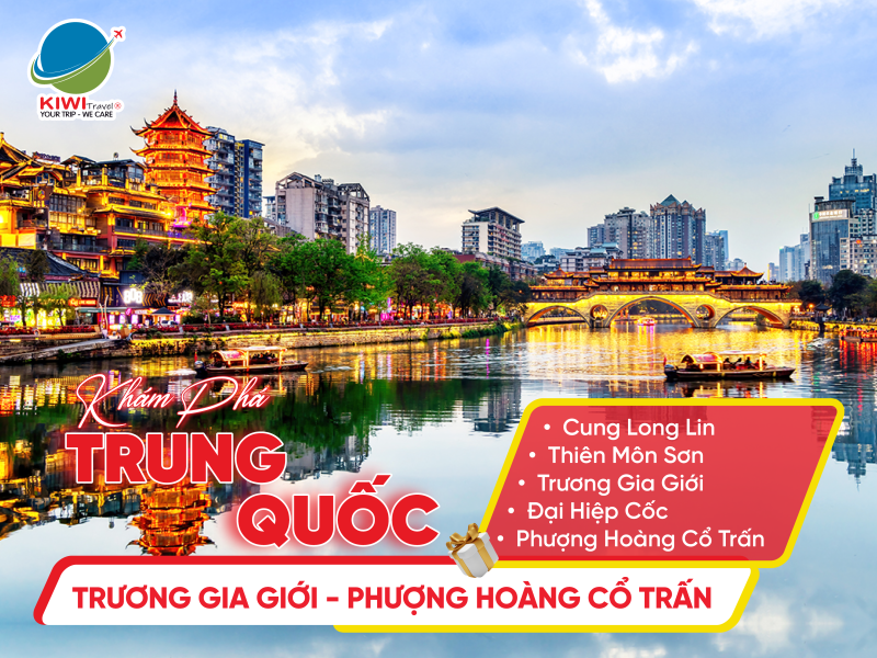 TRUNG QUỐC: ÂN THI - PHƯỢNG HOÀNG CỔ TRẤN - TRƯƠNG GIA GIỚI | VIETJET AIR