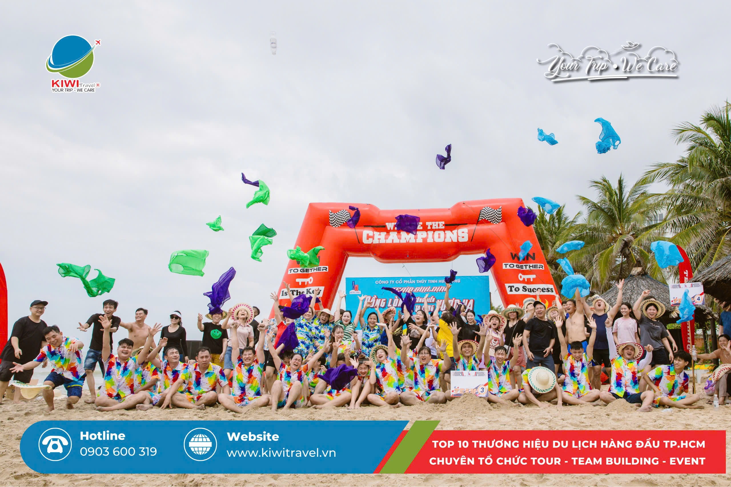 KIWI Travel x THUỶ TINH HƯNG PHÚ | “ĐỒNG LÒNG HƯỚNG BIỂN - TA CÙNG VƯƠN XA”