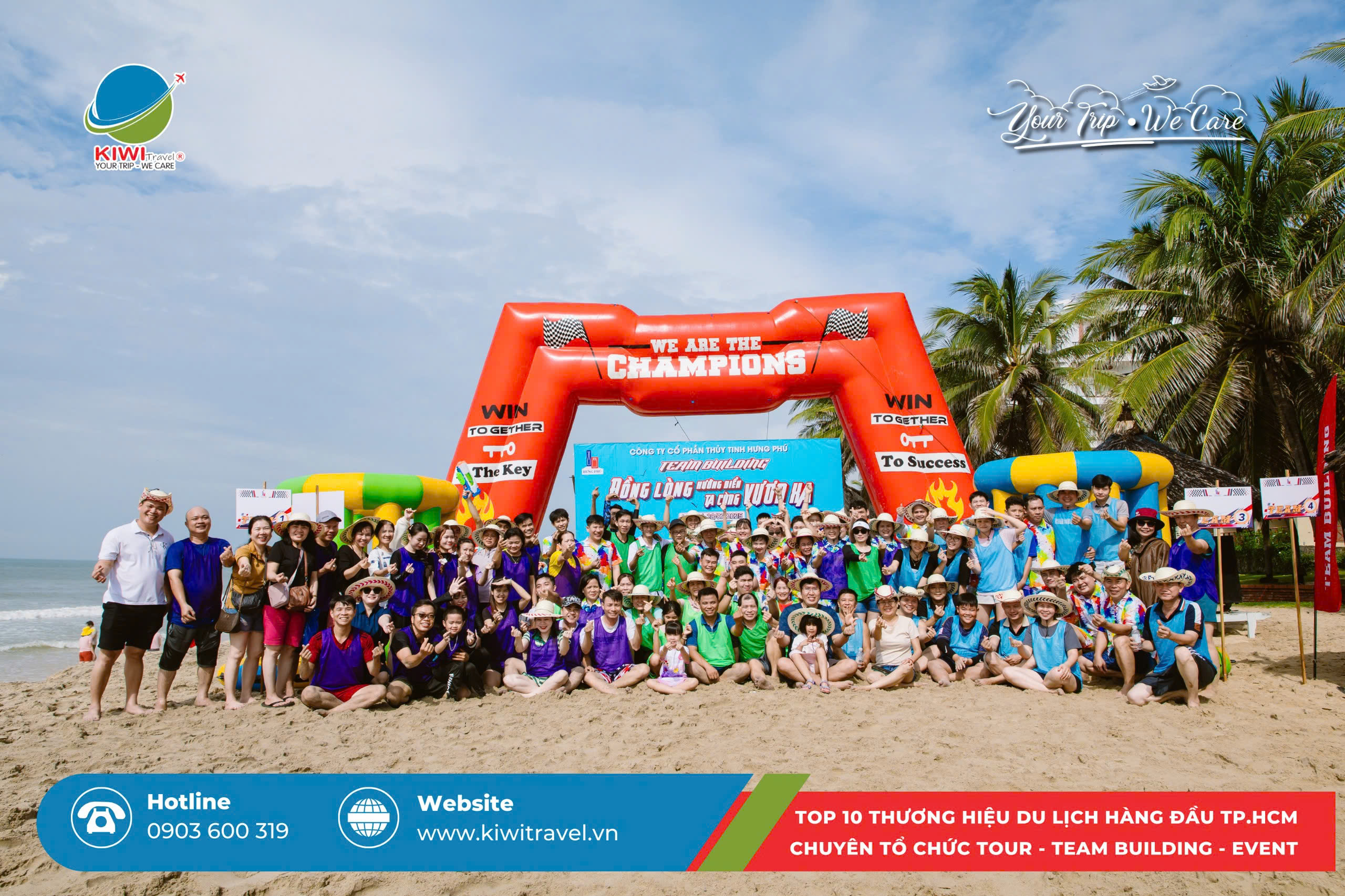 KIWI Travel x THUỶ TINH HƯNG PHÚ | “ĐỒNG LÒNG HƯỚNG BIỂN - TA CÙNG VƯƠN XA”