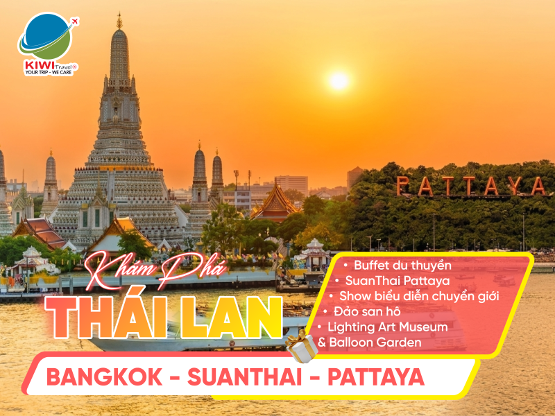 THÁI LAN: BANGKOK - PATTAYA - SUAN THAI - DU THUYỀN | Vietnam Airlines