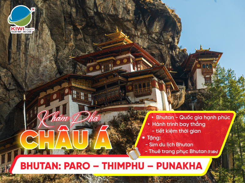 BHUTAN: PARO – THIMPHU – PUNAKHA