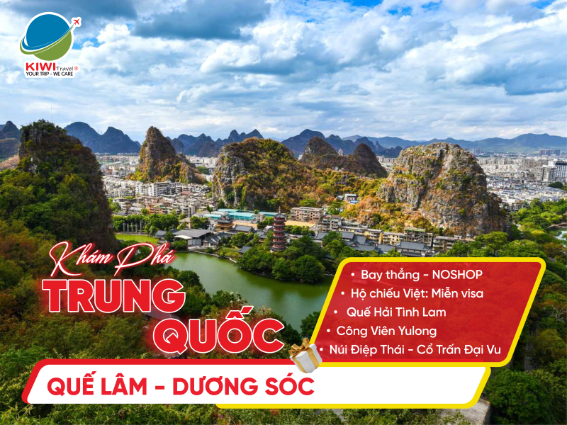 NOSHOP: QUẾ LÂM - DƯƠNG SÓC 6N5D