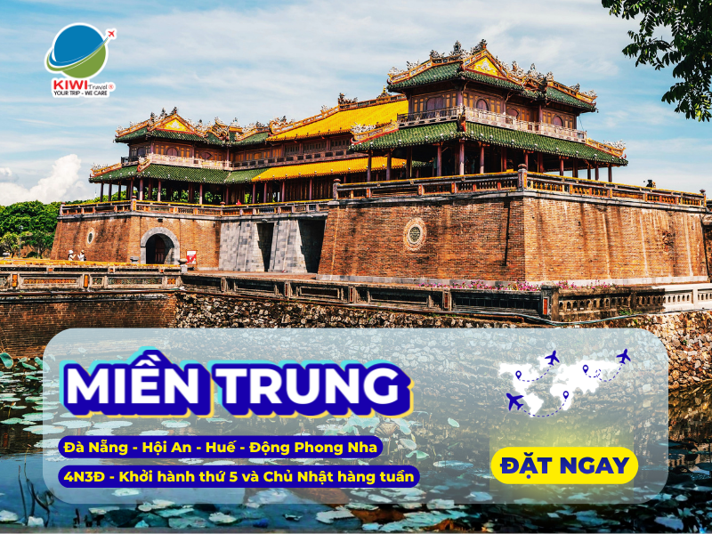 Đà Nẵng - Hội An - Huế - Động Phong Nha - 4N3Đ - Khởi hành thứ 5 và Chủ Nhật hàng tuần